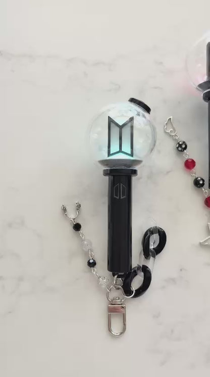 kpop bts lightstick keychain