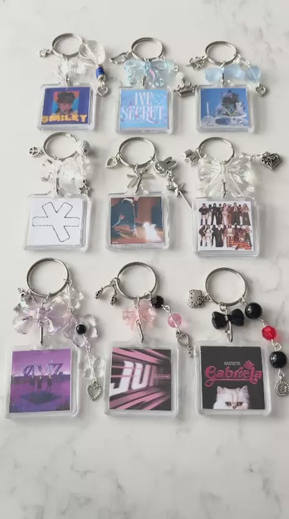 kpop viviz interactive album keychain