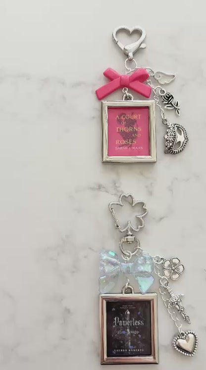 mini book keychains