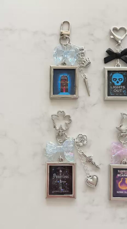 mini book keychains