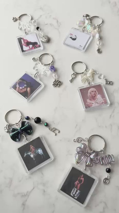 selena gomez interactive album keychain