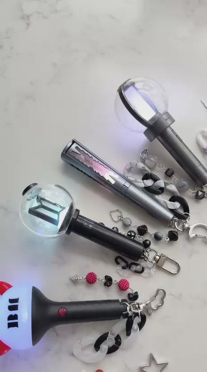 kpop stray kids lightstick keychain