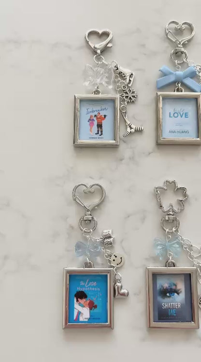 mini book keychains