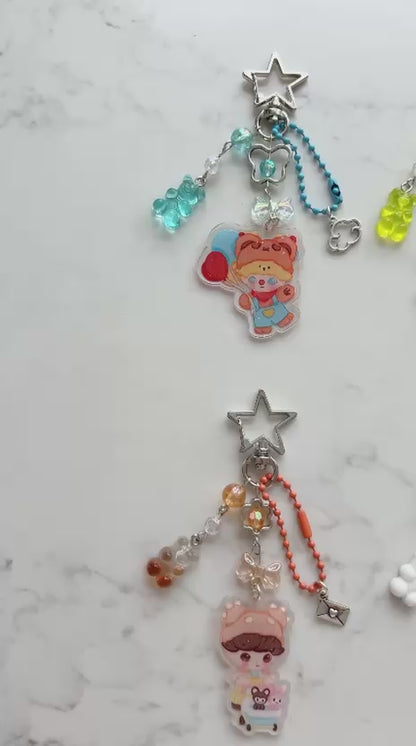 dimoo 2d keychains