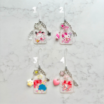 sanrio 2d keychains
